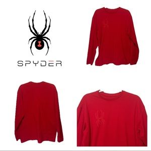 Spyder Debossed Thermal Long Sleeve Shirt, Size XL - Excellent Condition